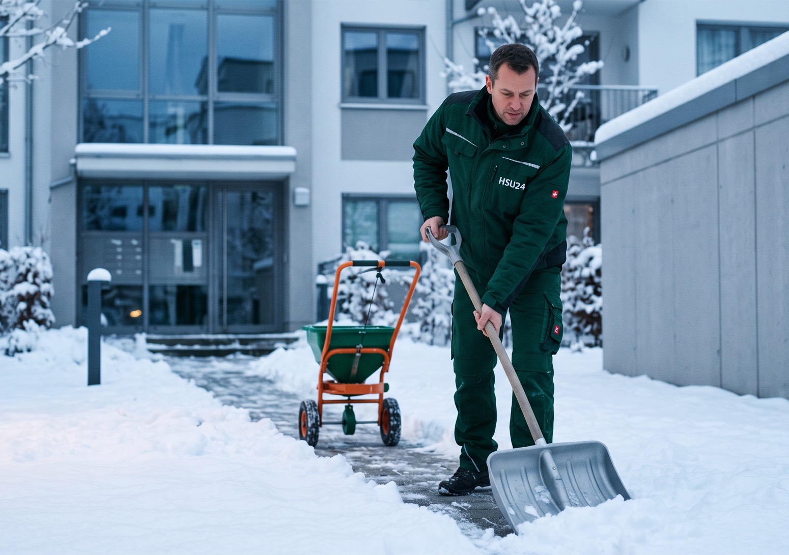 HSU24 Winterdienst — Zuverlässige Schneeräumung und Streupflicht Schneeräumung im Winterdienst